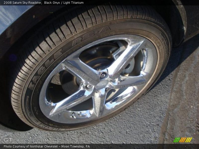 Black Onyx / Light Titanium 2008 Saturn Sky Roadster
