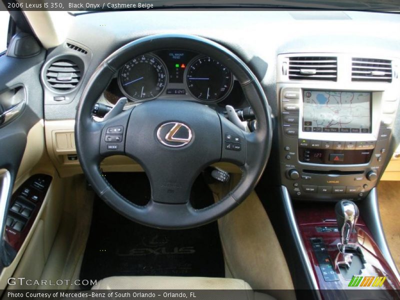 Black Onyx / Cashmere Beige 2006 Lexus IS 350