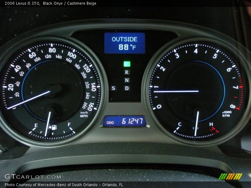 Black Onyx / Cashmere Beige 2006 Lexus IS 350