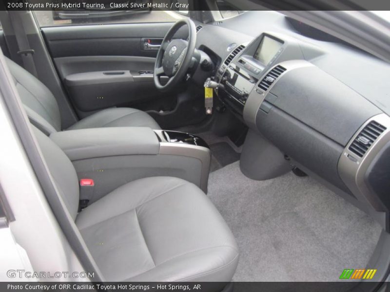  2008 Prius Hybrid Touring Gray Interior