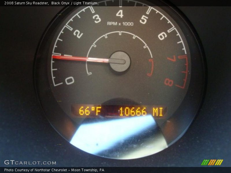 Black Onyx / Light Titanium 2008 Saturn Sky Roadster