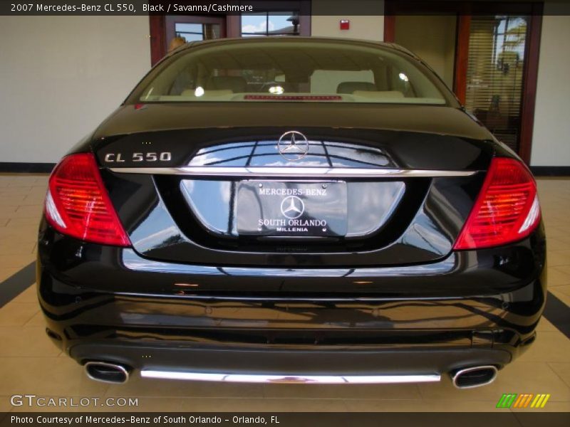 Black / Savanna/Cashmere 2007 Mercedes-Benz CL 550