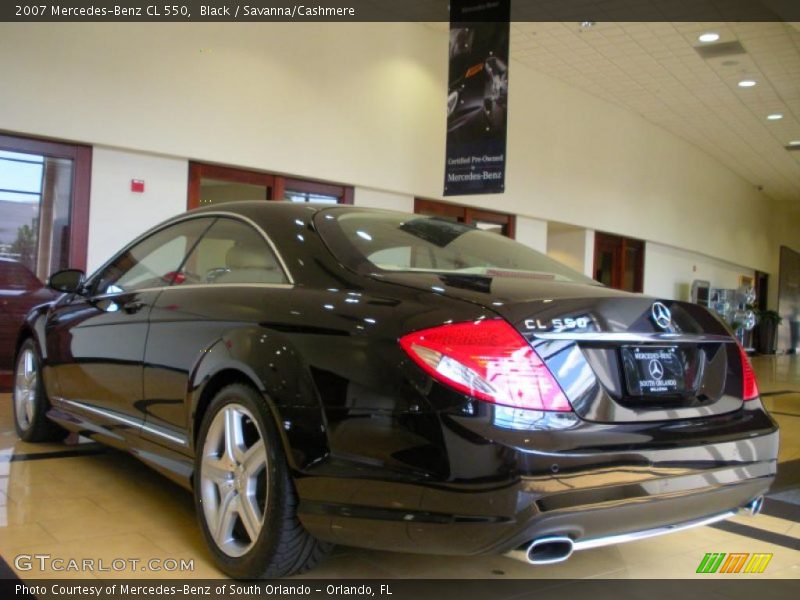 Black / Savanna/Cashmere 2007 Mercedes-Benz CL 550