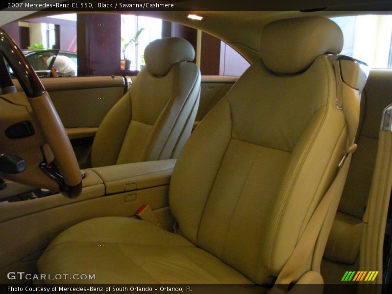 Black / Savanna/Cashmere 2007 Mercedes-Benz CL 550