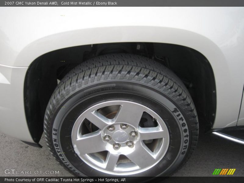 Gold Mist Metallic / Ebony Black 2007 GMC Yukon Denali AWD