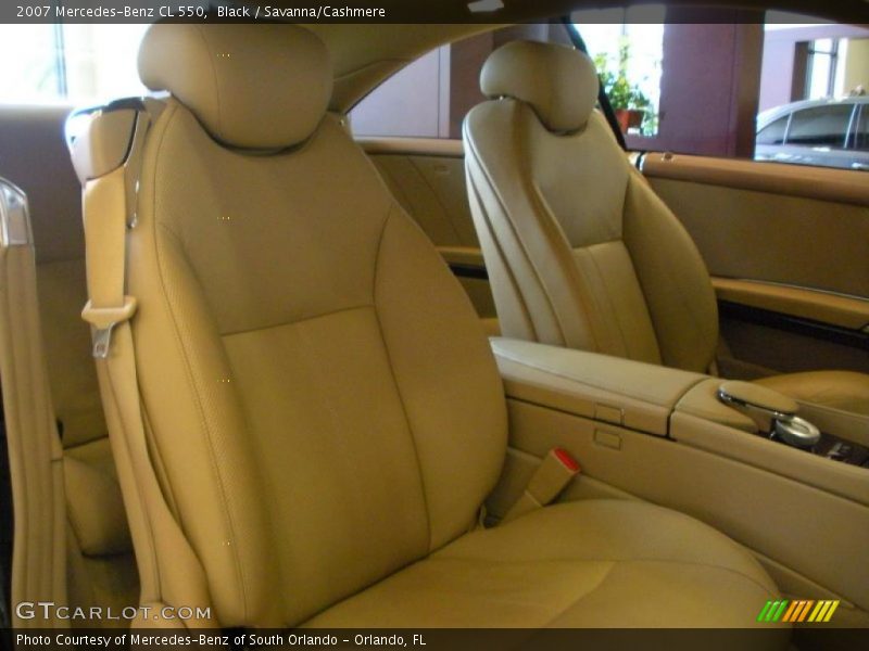 Black / Savanna/Cashmere 2007 Mercedes-Benz CL 550