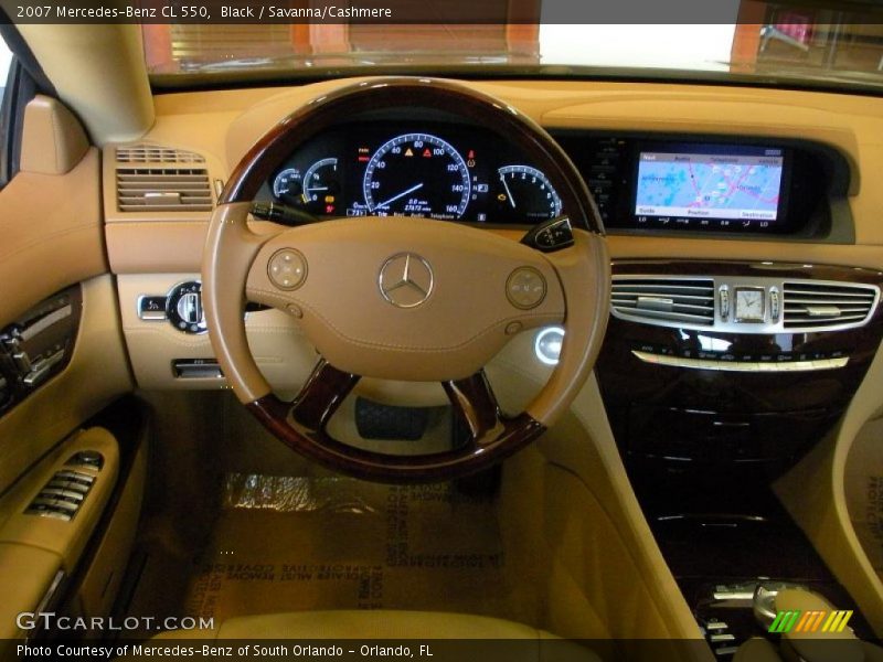 Black / Savanna/Cashmere 2007 Mercedes-Benz CL 550