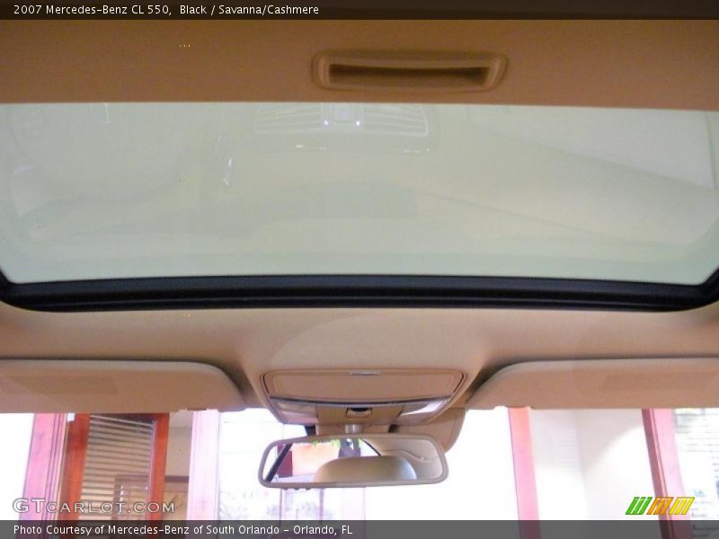 Black / Savanna/Cashmere 2007 Mercedes-Benz CL 550