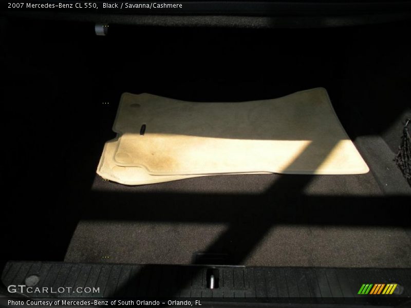 Black / Savanna/Cashmere 2007 Mercedes-Benz CL 550