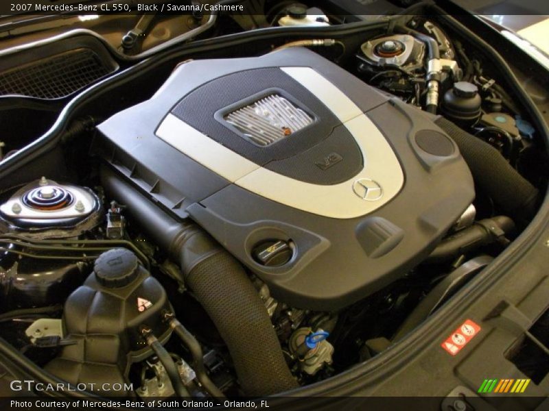 Black / Savanna/Cashmere 2007 Mercedes-Benz CL 550