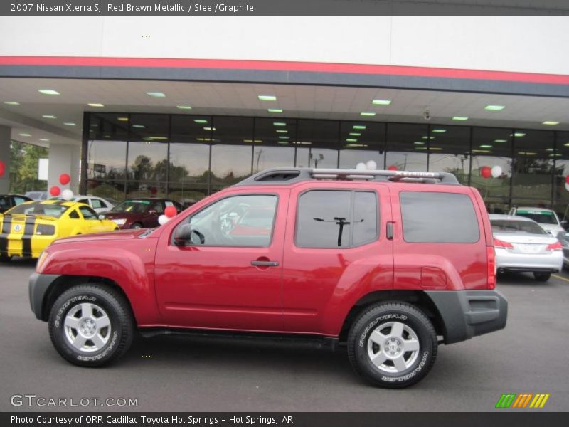 Red Brawn Metallic / Steel/Graphite 2007 Nissan Xterra S