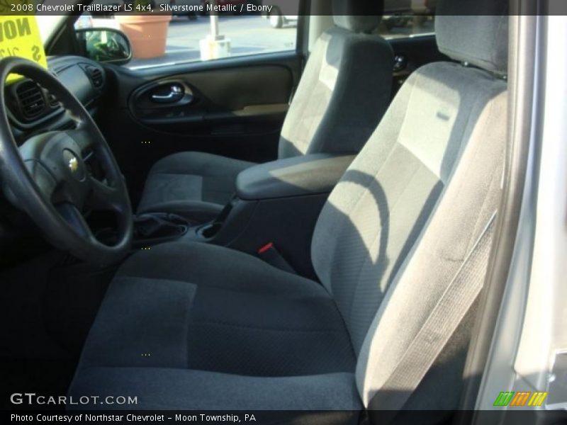 Silverstone Metallic / Ebony 2008 Chevrolet TrailBlazer LS 4x4
