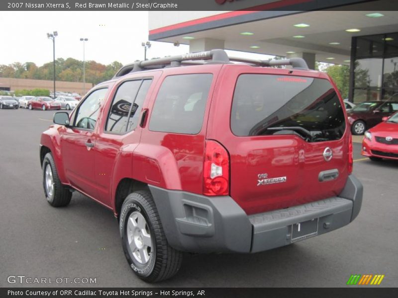 Red Brawn Metallic / Steel/Graphite 2007 Nissan Xterra S