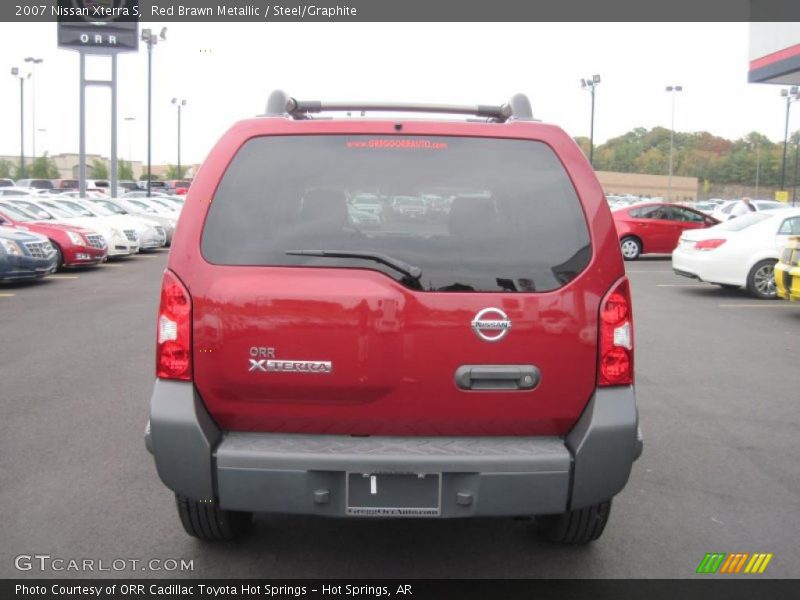 Red Brawn Metallic / Steel/Graphite 2007 Nissan Xterra S