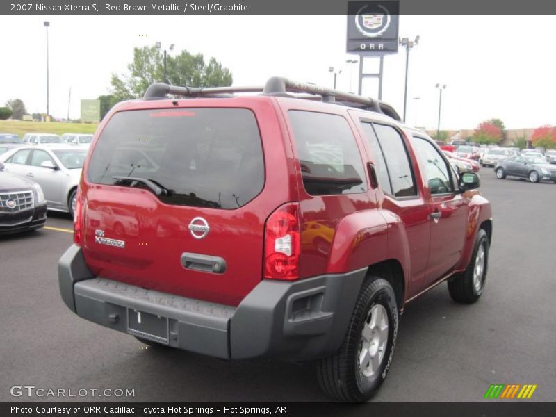 Red Brawn Metallic / Steel/Graphite 2007 Nissan Xterra S