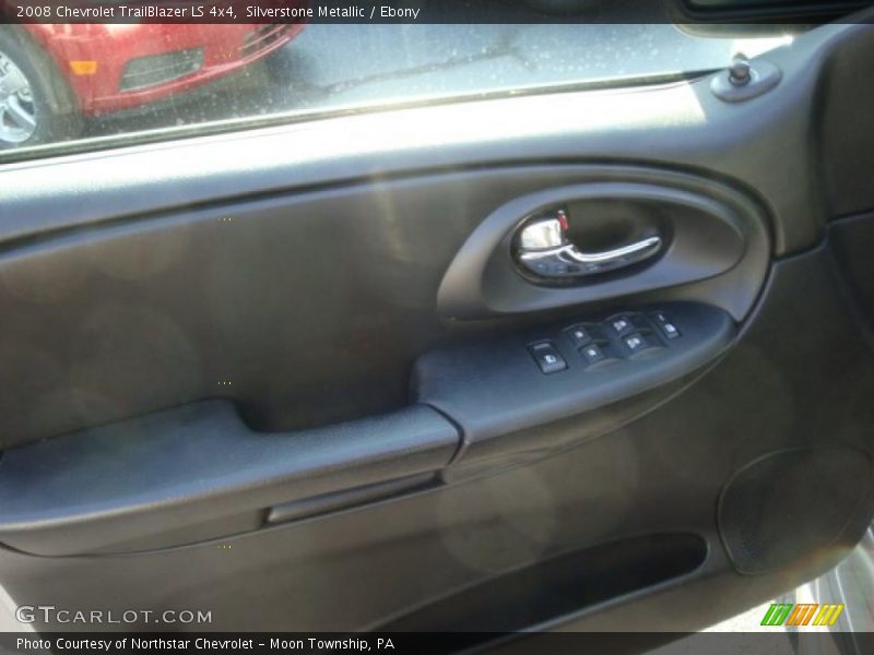 Silverstone Metallic / Ebony 2008 Chevrolet TrailBlazer LS 4x4
