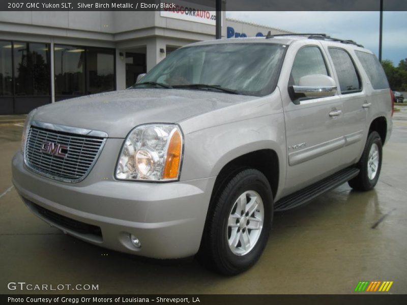 Silver Birch Metallic / Ebony Black 2007 GMC Yukon SLT