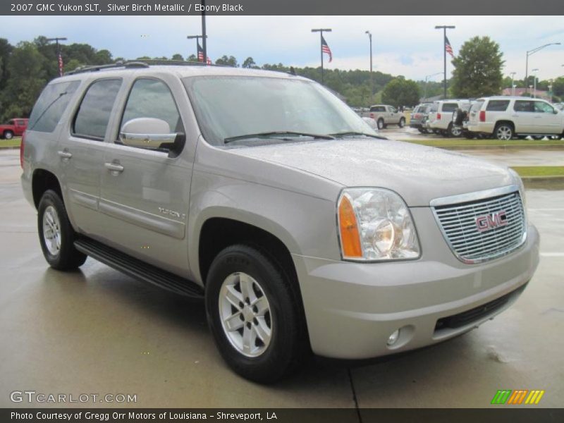 Silver Birch Metallic / Ebony Black 2007 GMC Yukon SLT