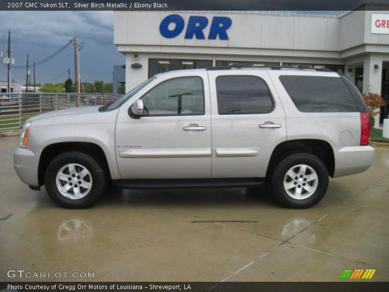 Silver Birch Metallic / Ebony Black 2007 GMC Yukon SLT