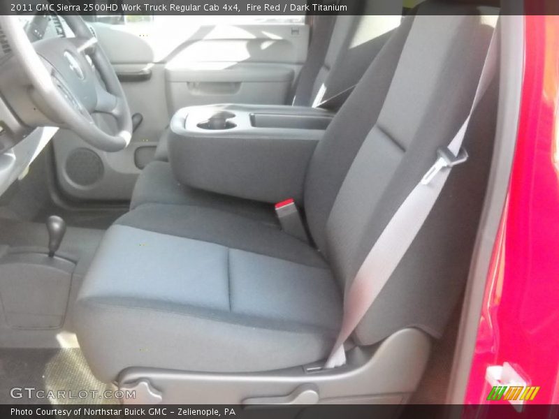Fire Red / Dark Titanium 2011 GMC Sierra 2500HD Work Truck Regular Cab 4x4