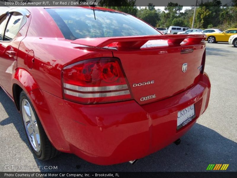 Tor Red / Dark Slate Gray 2009 Dodge Avenger R/T