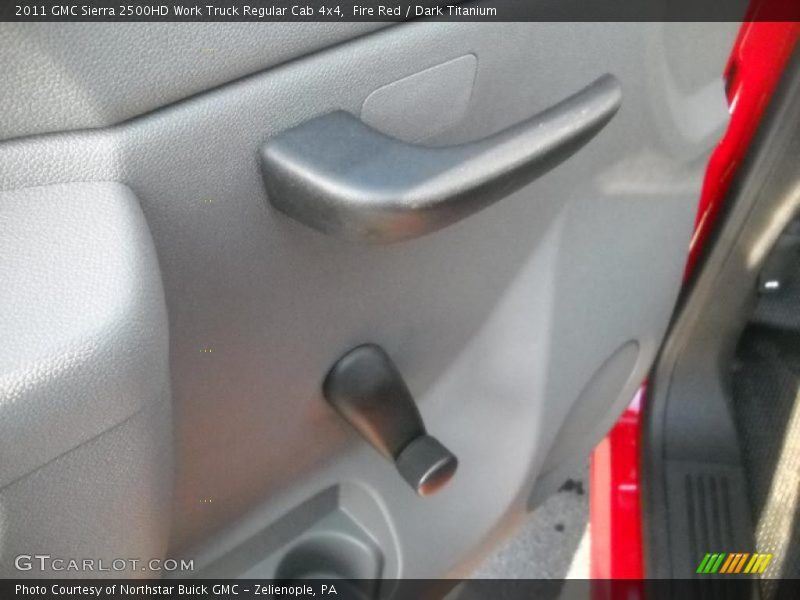 Fire Red / Dark Titanium 2011 GMC Sierra 2500HD Work Truck Regular Cab 4x4