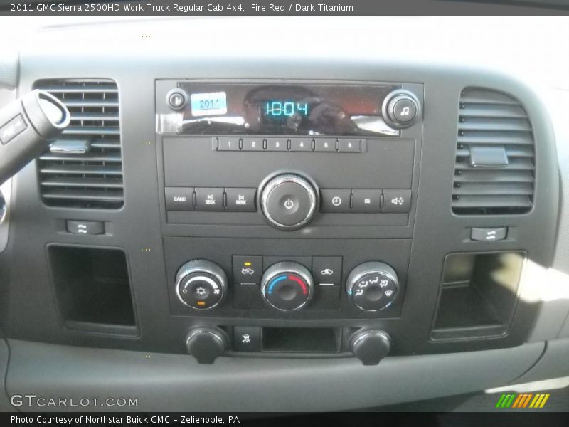 Controls of 2011 Sierra 2500HD Work Truck Regular Cab 4x4