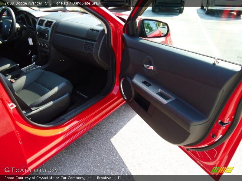 Tor Red / Dark Slate Gray 2009 Dodge Avenger R/T