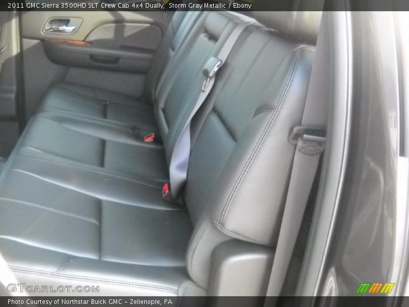  2011 Sierra 3500HD SLT Crew Cab 4x4 Dually Ebony Interior