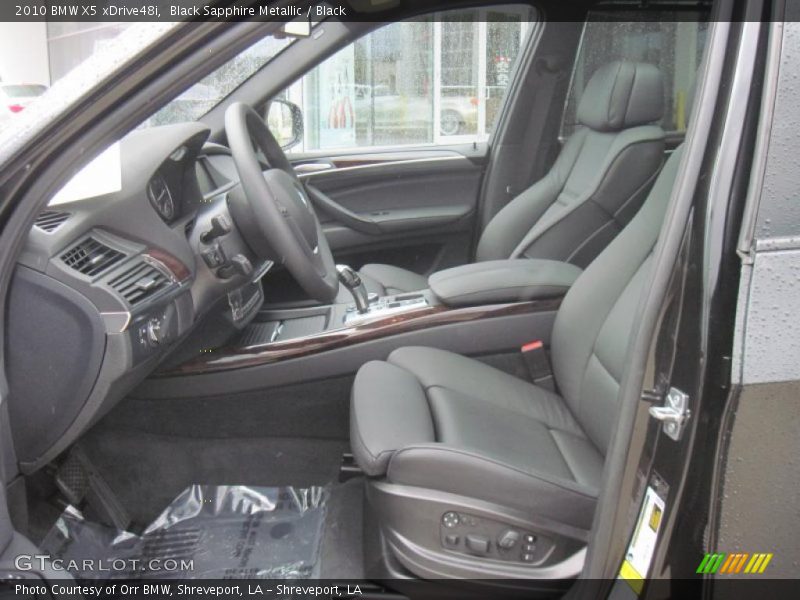 Black Sapphire Metallic / Black 2010 BMW X5 xDrive48i