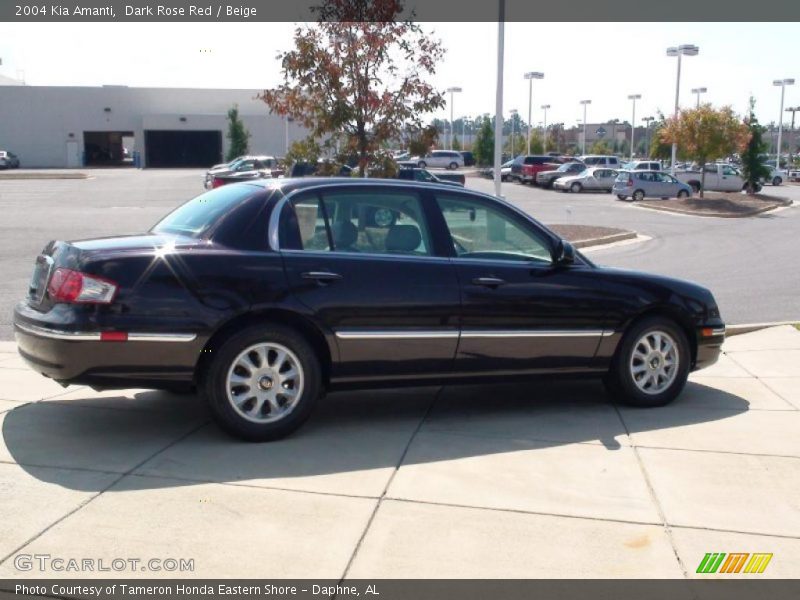 Dark Rose Red / Beige 2004 Kia Amanti