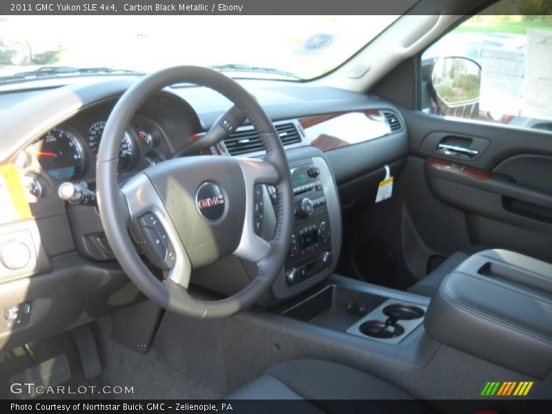 Carbon Black Metallic / Ebony 2011 GMC Yukon SLE 4x4