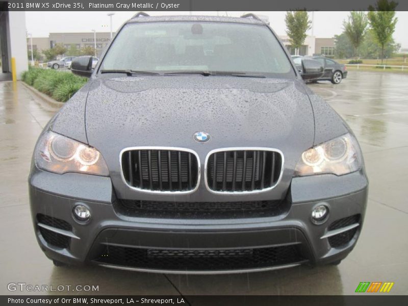 Platinum Gray Metallic / Oyster 2011 BMW X5 xDrive 35i