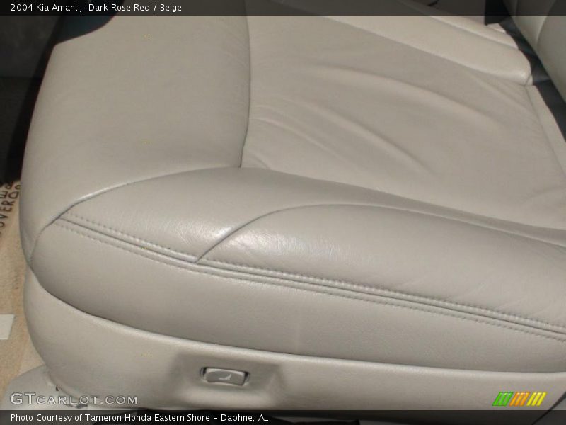 Dark Rose Red / Beige 2004 Kia Amanti