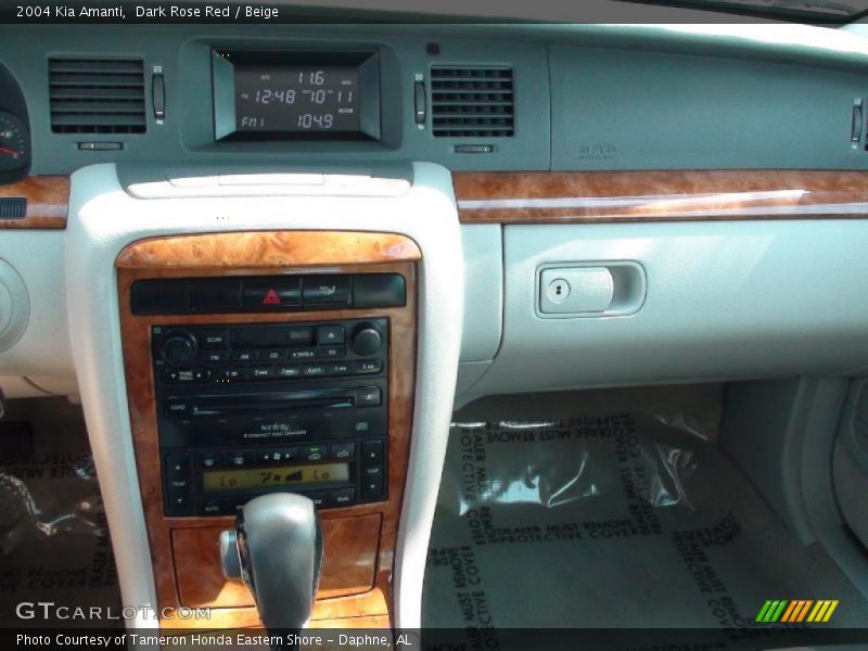 Dark Rose Red / Beige 2004 Kia Amanti
