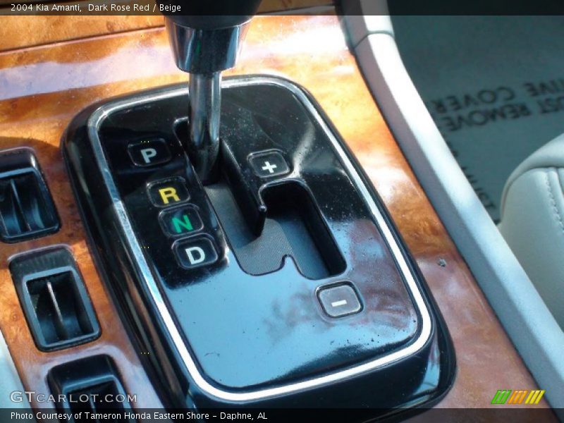 Dark Rose Red / Beige 2004 Kia Amanti