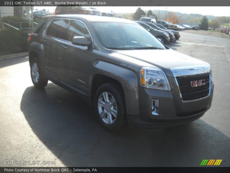 Mocha Steel Metallic / Jet Black 2011 GMC Terrain SLT AWD