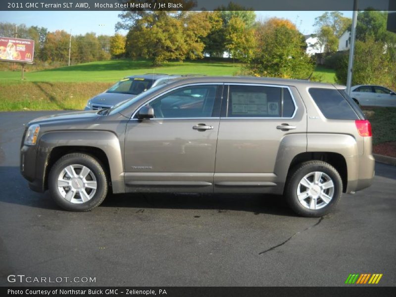 Mocha Steel Metallic / Jet Black 2011 GMC Terrain SLT AWD