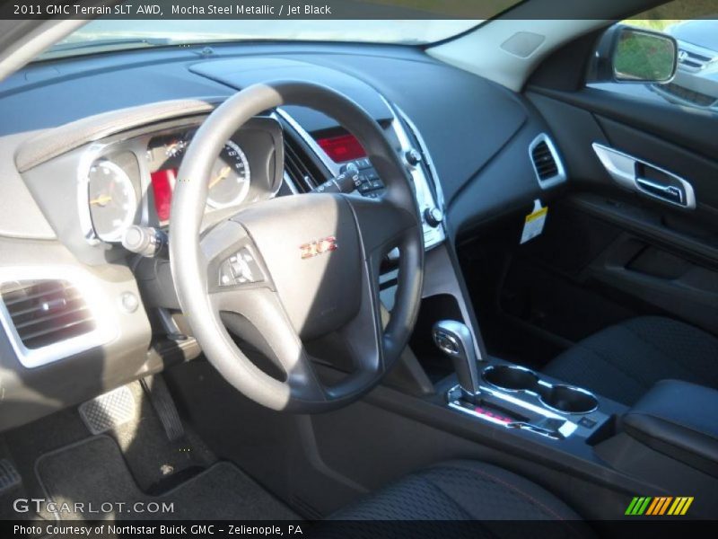 Mocha Steel Metallic / Jet Black 2011 GMC Terrain SLT AWD