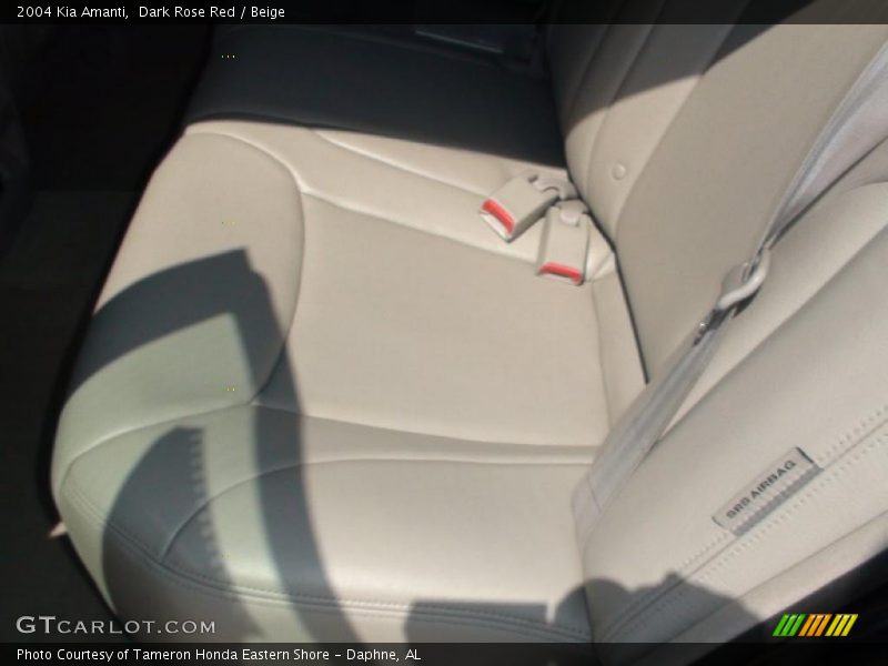 Dark Rose Red / Beige 2004 Kia Amanti