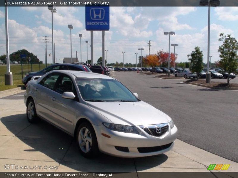 Glacier Silver Metallic / Gray 2004 Mazda MAZDA6 i Sedan