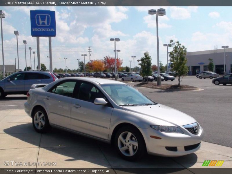 Glacier Silver Metallic / Gray 2004 Mazda MAZDA6 i Sedan