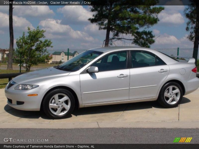 Glacier Silver Metallic / Gray 2004 Mazda MAZDA6 i Sedan