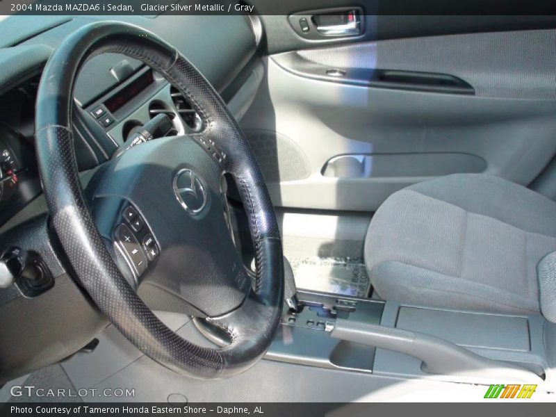 Glacier Silver Metallic / Gray 2004 Mazda MAZDA6 i Sedan