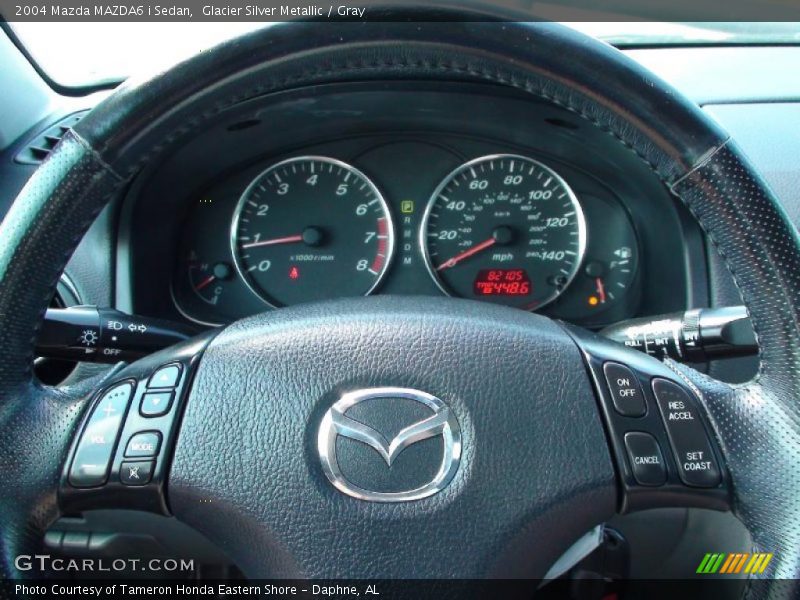 Glacier Silver Metallic / Gray 2004 Mazda MAZDA6 i Sedan