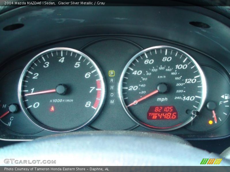 Glacier Silver Metallic / Gray 2004 Mazda MAZDA6 i Sedan
