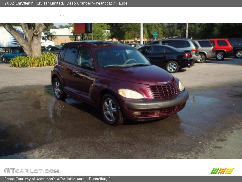 Deep Cranberry Pearlcoat / Taupe 2002 Chrysler PT Cruiser Limited