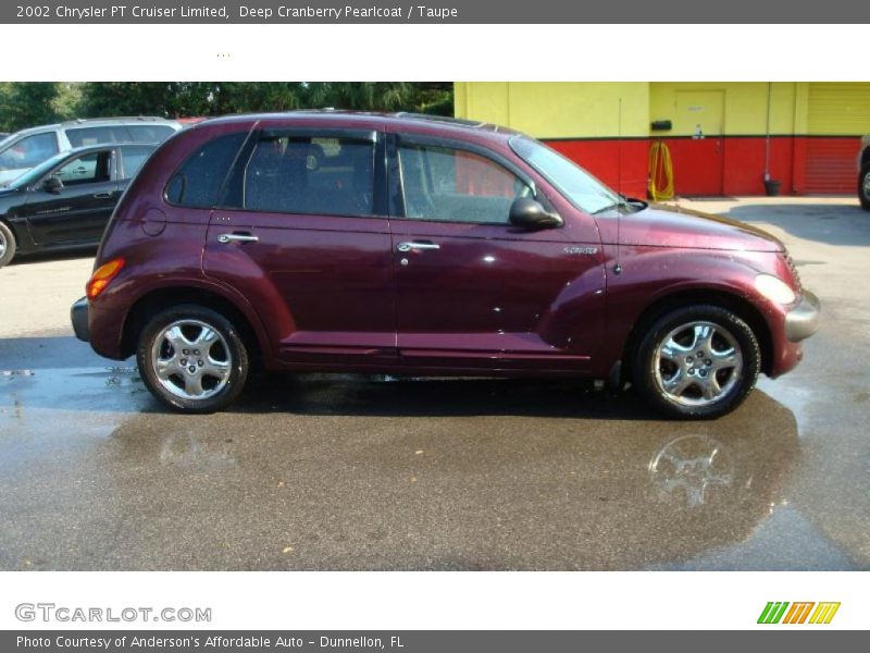 Deep Cranberry Pearlcoat / Taupe 2002 Chrysler PT Cruiser Limited
