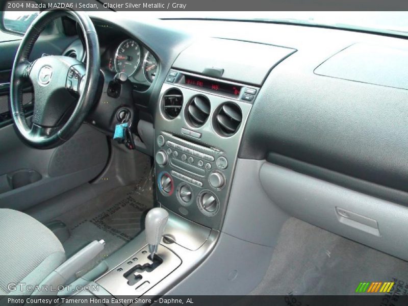 Glacier Silver Metallic / Gray 2004 Mazda MAZDA6 i Sedan