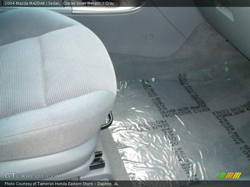 Glacier Silver Metallic / Gray 2004 Mazda MAZDA6 i Sedan